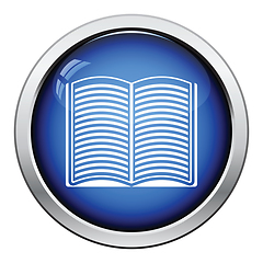 Image showing Open book icon