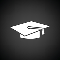 Image showing Graduation cap icon