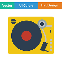 Image showing Vinyl player icon