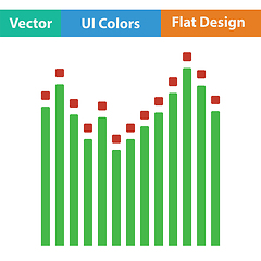 Image showing Graphic equalizer icon