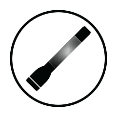 Image showing Police flashlight icon