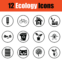 Image showing Ecology icon set