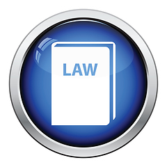 Image showing Law book icon