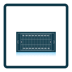 Image showing American football field mark icon