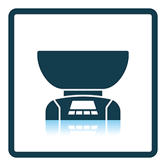 Image showing Kitchen electric scales icon