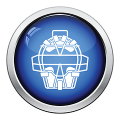 Image showing Baseball face protector icon