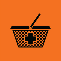 Image showing Pharmacy shopping cart icon