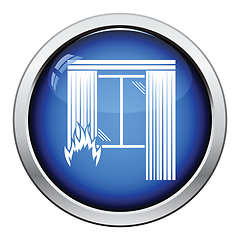 Image showing Home fire icon