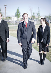 Image showing Businesspeople laughing