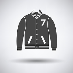 Image showing Baseball jacket icon