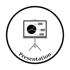 Image showing Icon of Presentation stand