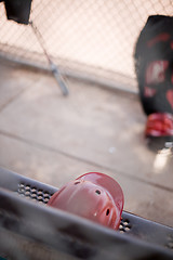 Image showing baseball helmet