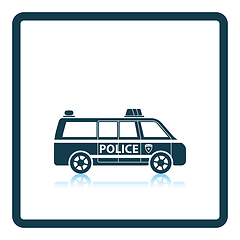 Image showing Police van icon