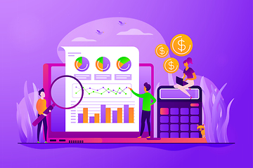 Image showing Business analysis concept vector illustration