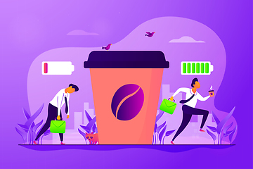 Image showing Coffee break concept vector illustration