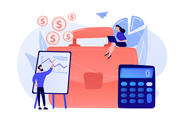 Image showing Accounting concept vector illustration.