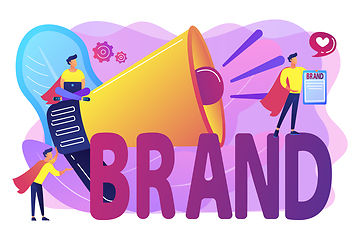 Image showing Personal brand concept vector illustration