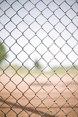 Image showing Chain link fence