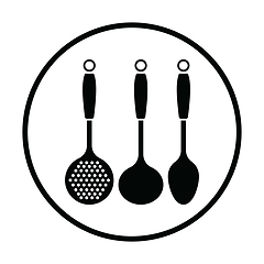 Image showing Ladle set icon