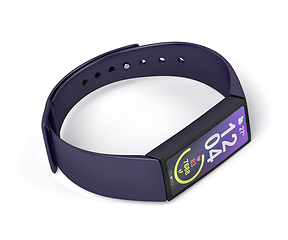 Image showing Purple smart watch