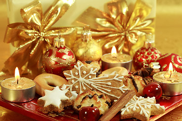 Image showing Delicious Christmas cookies