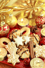 Image showing Delicious Christmas cookies