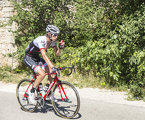 Image showing The Cyclist Frank Schleck on Mont Ventoux - Tour de France 2016