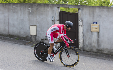 Image showing The Cyclist Nacer Bouhanni - Criterium du Dauphine 2017