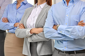 Image showing close up of business people at office