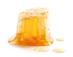 Image showing honey combs macro