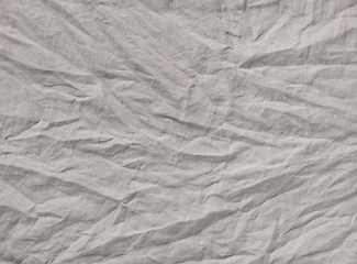 Image showing crumpled linen fabric