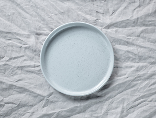 Image showing empty grey plate