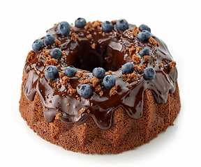 Image showing freshly baked chocolate cake