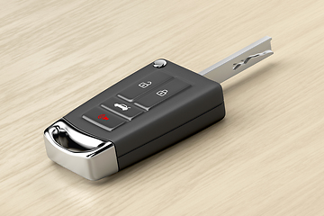 Image showing Modern car key