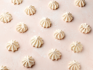 Image showing freshly baked meringue cookies