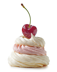 Image showing meringue cookie cake pavlova