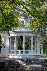 Image showing coffee pavilion - rotunda in Kemeri, Latvia