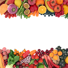 Image showing Fruit and Vegetables High in Natural Antioxidants