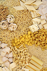 Image showing Dried Italian Pasta Varieties 