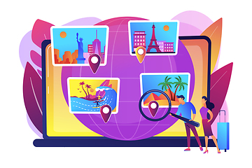 Image showing Smart tourism system concept vector illustration