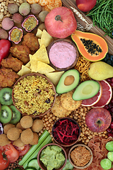 Image showing Vegan and Vegetarian Health Food for Good Health 