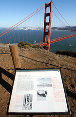 Image showing Golden Gate tourist view