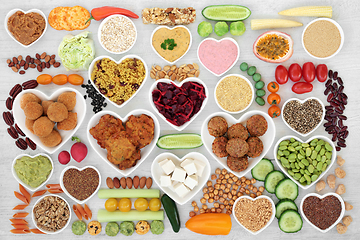 Image showing Healthy Vegan Diet Food for Good Health