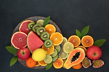 Image showing Healthy Fruit Collection to Boost the Immune System