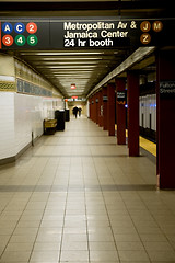 Image showing New York subway