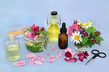 Image showing Aromatherapy Essential Oil Preparation