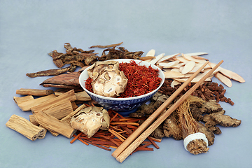 Image showing Traditional Chinese Herbs and Spices