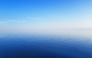 Image showing Serene Summer Blue Seascape