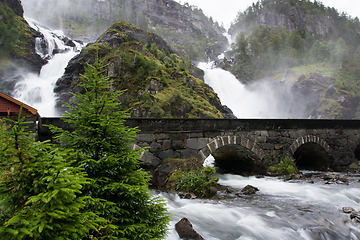 Image showing Lotefossen, Hordaland, Norway