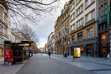 Image showing Advent Christmas time in prague street